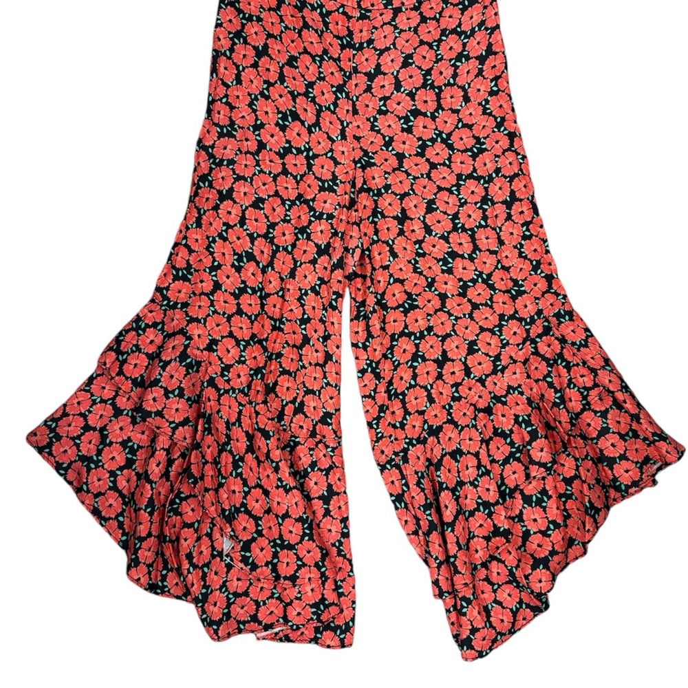 Ettwa Anthropologie Virginie Ruffle Wide Leg Trousers - Picture 2 of 6